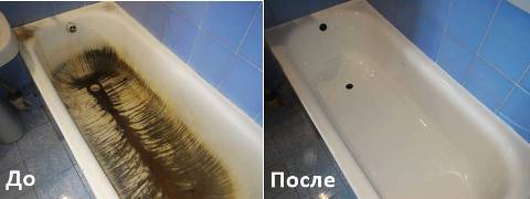 Реставрация стальной ванны Ровно