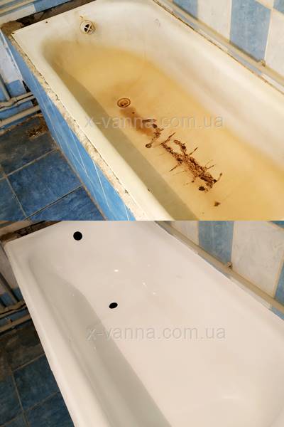 Восстановление стальной ванны Кропивницкий