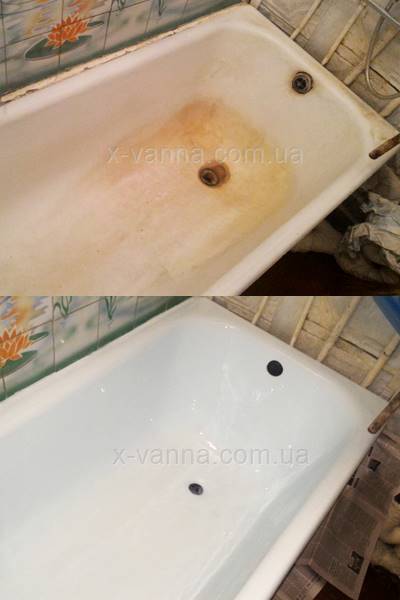 Обновление эмали чугунной ванны Кропивницкий