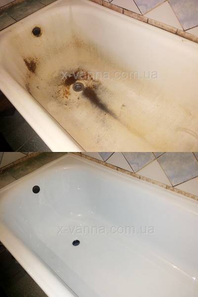 Реставрация стальной ванны Кропивницкий
